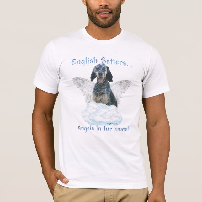 Camiseta Ángel del asiento de inglés (Anverso)