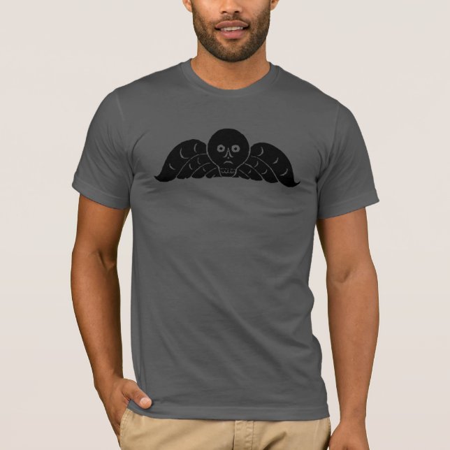 Camiseta Ángel del cráneo de la grava de Boston (Anverso)
