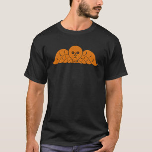 Camiseta Ángel del cráneo de la grava de Boston