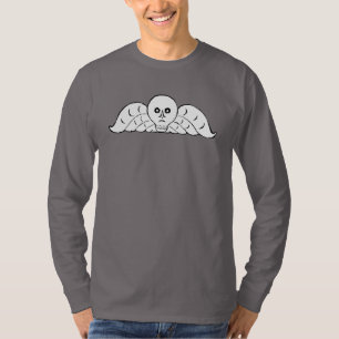 Camiseta Ángel del cráneo de la grava de Boston
