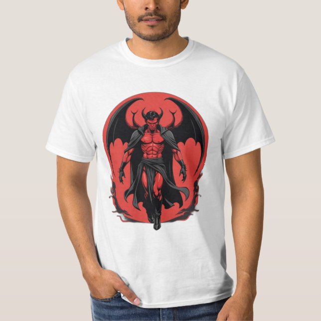 Camiseta Ángel del diablo - Dualidad del poder (Anverso)