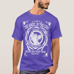 Camiseta Ángel del Señor Calzado Cristiano Salmo 347 D