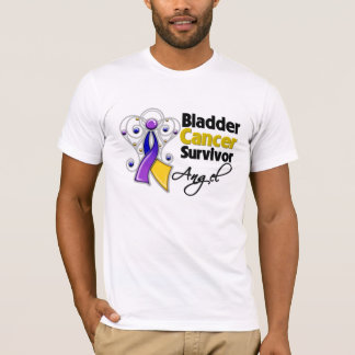 Camiseta Ángel del superviviente del cáncer de vejiga