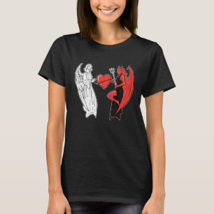Camiseta Angel Demon Heart Persona religiosa