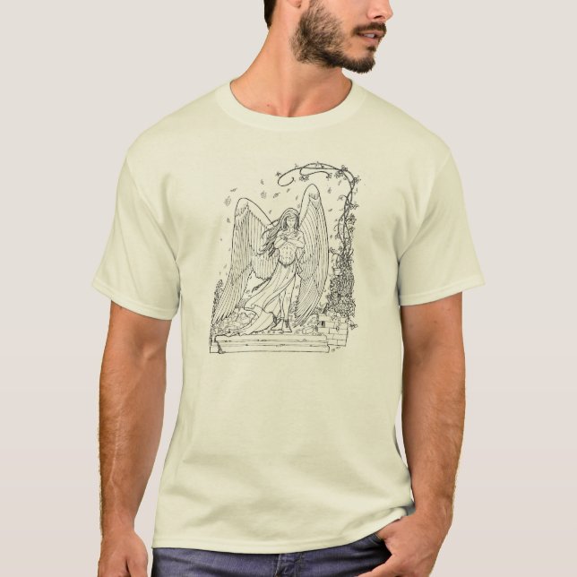 Camiseta Ángel entre ruinas (Anverso)