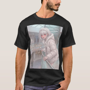 Camiseta Ángel Estelar Dulce: Chica Anime de Cabello Platea