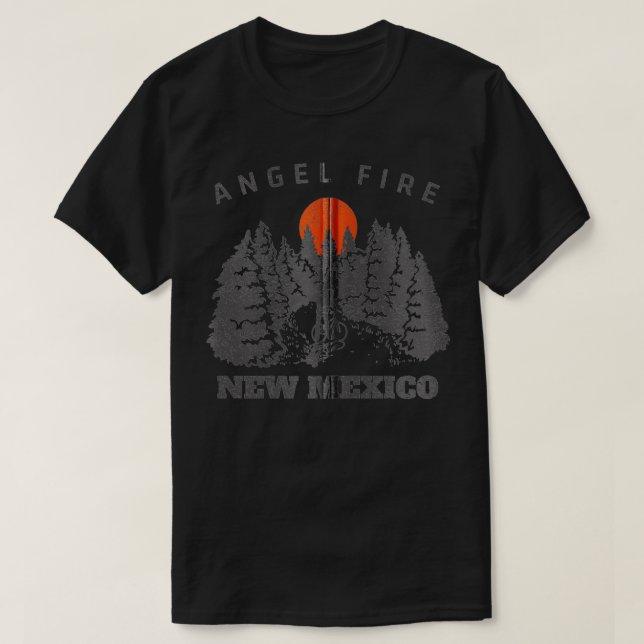 Camiseta Ángel Fire New Meico Mountain Ciclismo Viaje en bi (Diseño del anverso)