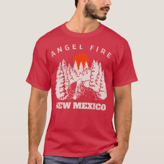 Camiseta Angel Fire New Mexico Mountain Biker Senderismo