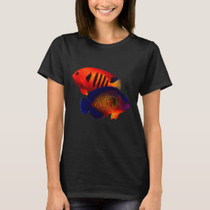 Camiseta Angel Fish Coral Beauty Reef Saltwater Fish Tank