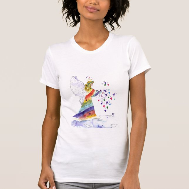 Camiseta Ángel inspirador (Anverso)