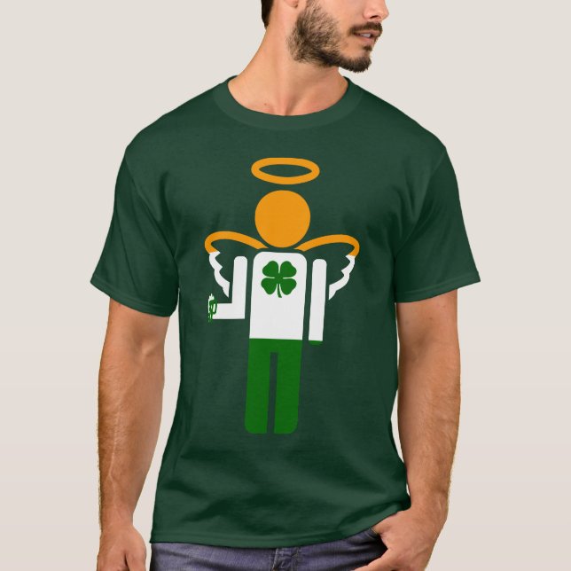 Camiseta ángel irlandés (Anverso)