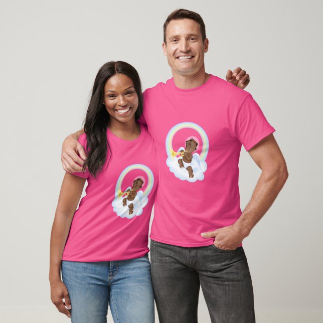 Camiseta Ángel jugando a trompeta (Unisexo)