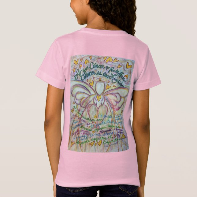 Camiseta Ángel Lo que Cáncer no Puede Hacer Shirt (Reverso)
