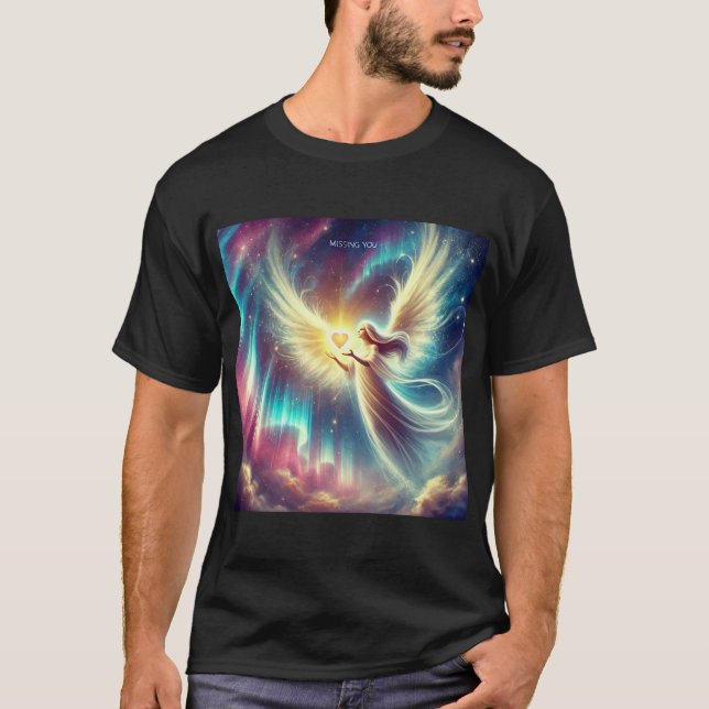 Camiseta Angel Love Glow Mens Tshirt (Anverso)