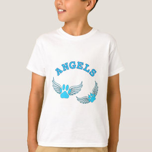 Camiseta Ángel Mascota Viñe En Azul