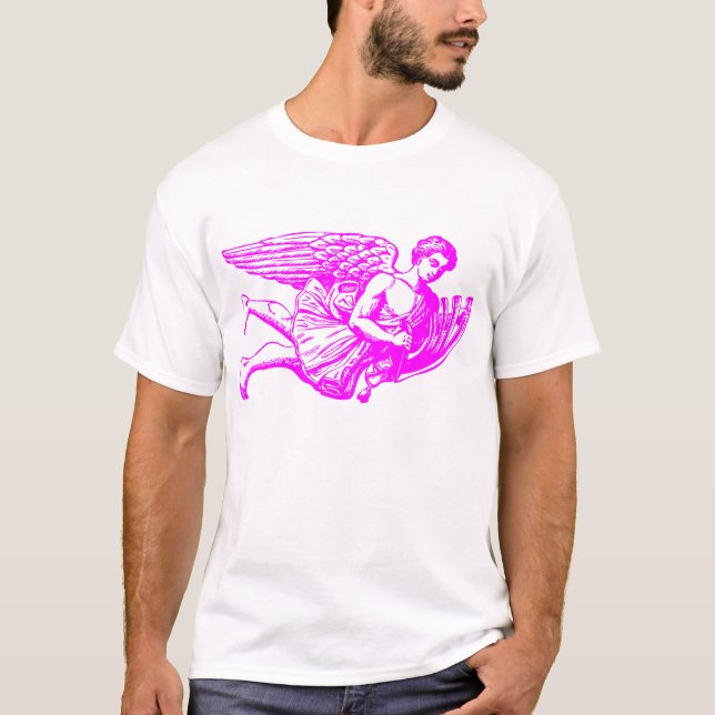 Camiseta Ángel musical volador (Anverso)