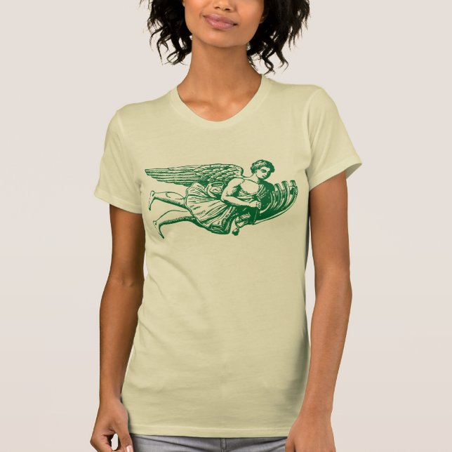Camiseta Ángel musical volador (Anverso)