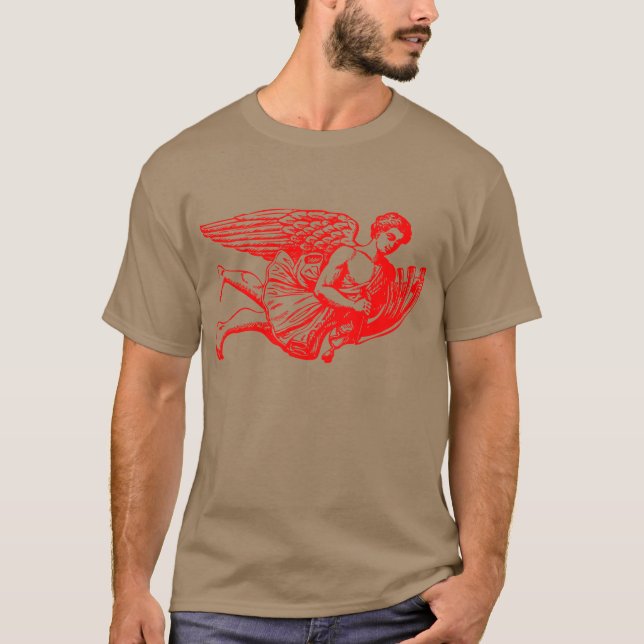 Camiseta Ángel musical volador (Anverso)