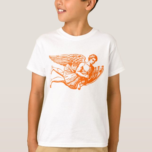 Camiseta Ángel musical volador (Anverso)