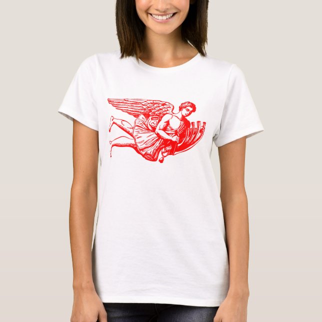 Camiseta Ángel musical volador (Anverso)
