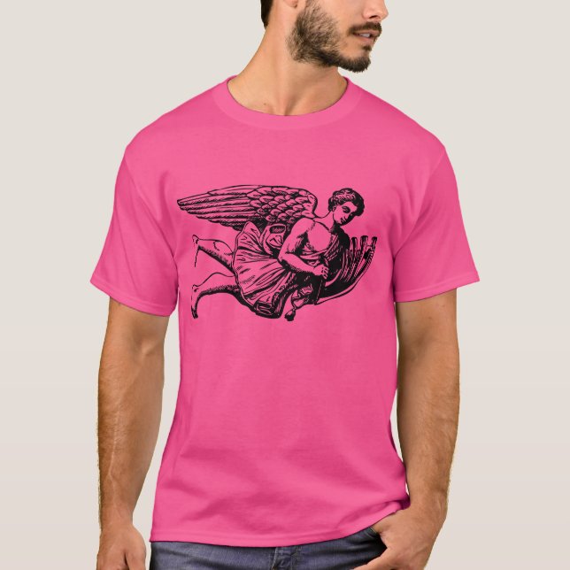 Camiseta Ángel musical volador (Anverso)