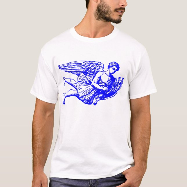 Camiseta Ángel musical volador (Anverso)