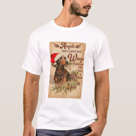 Camiseta Angel Navidades Dachshunds