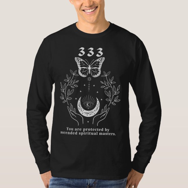 Camiseta Angel Number 333 You Are Protected by Spiritual Ma (Anverso)