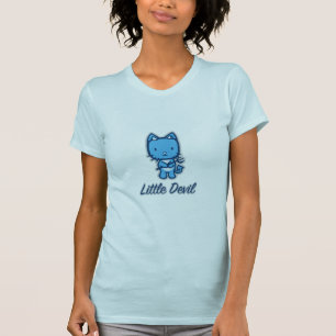 Camiseta "Ángel Pequeño.. Pequeño Diablo" Damas Tee