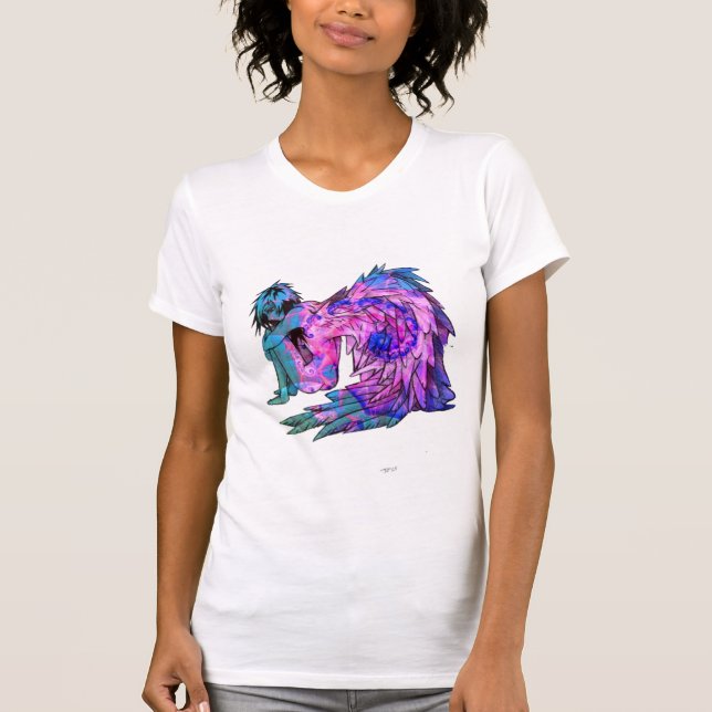 Camiseta Ángel psicodélico (Anverso)