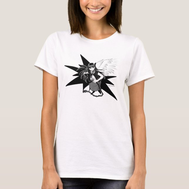 Camiseta Ángel puesto a tierra: Muñeca de Gloria (Anverso)