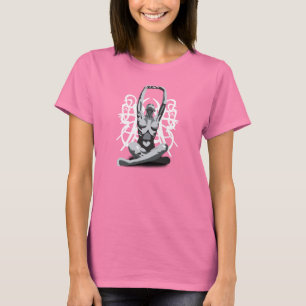 Camiseta Ángel que se sienta con las piernas cruzadas