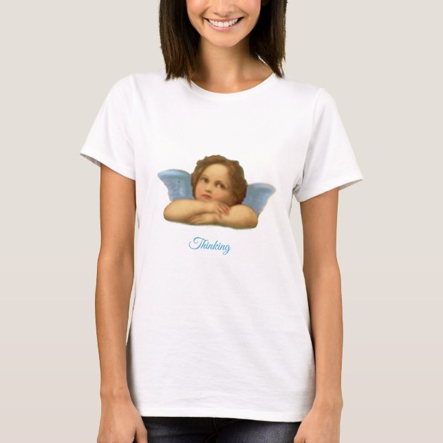Camiseta ángel Rafael y caligrafía (Anverso)