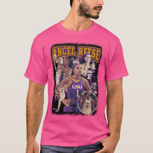Camiseta Angel Reese, Campeón De Baloncesto De La Ncaa Feme