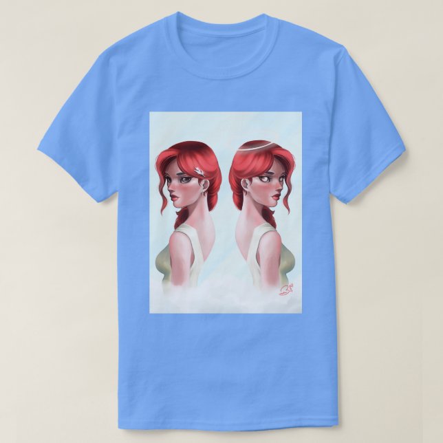 Camiseta Ángel Rojo (Diseño del anverso)