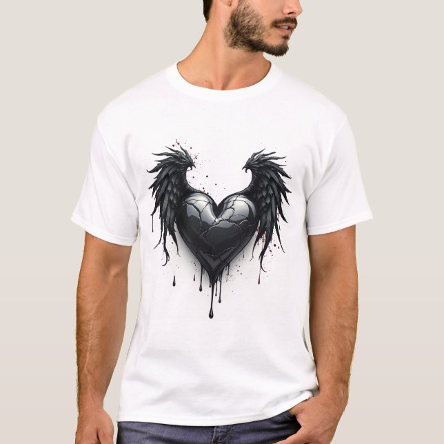 Camiseta ángel roto de amor (Anverso)