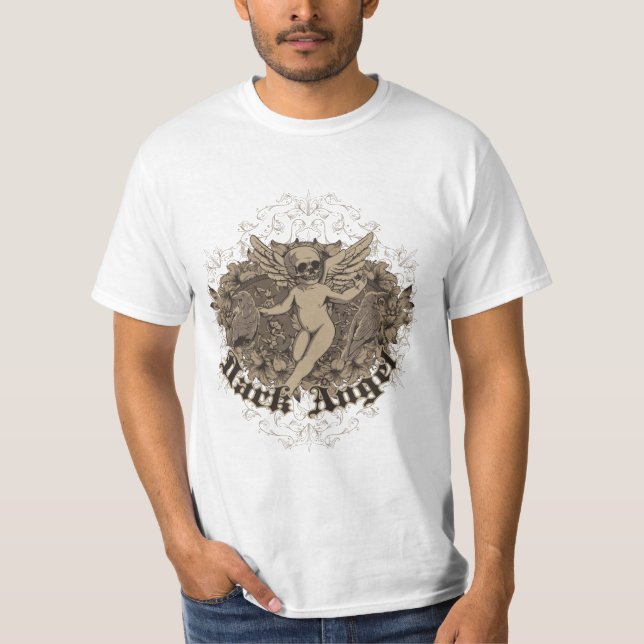Camiseta Ángel seraphim oscuro (Anverso)