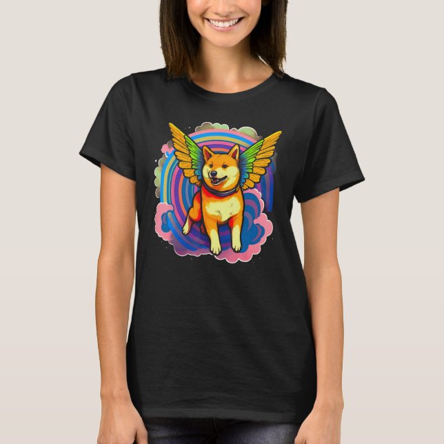 Camiseta Angel Shiba Inu Dog (Anverso)