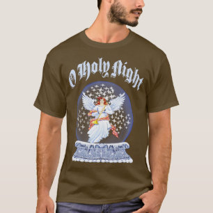 Camiseta Angel Snow Globe O Holy Night Navidades
