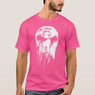 Camiseta Ángel solitario triste Emo gótico  1