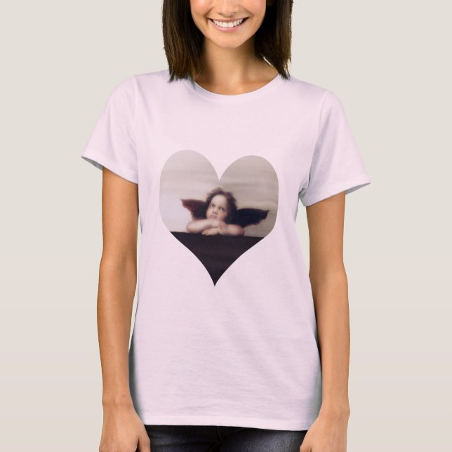 Camiseta Ángel sonriente de la querube (Anverso)