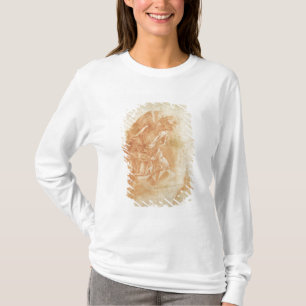 Camiseta Ángel suspendido y bosquejo arquitectónico, c.16