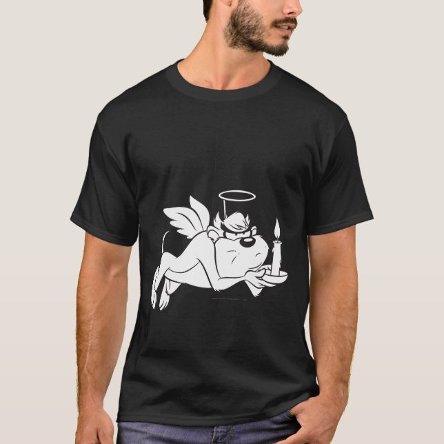 Camiseta Ángel TAZ™ sujeta Vela (Anverso)