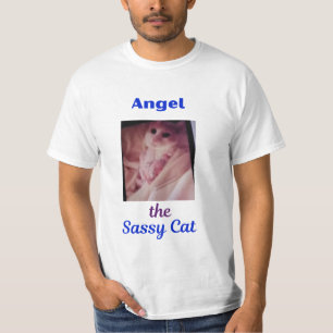 Camiseta Angel the Sassy Cat