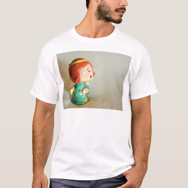 Camiseta Ángel verde III (Anverso)