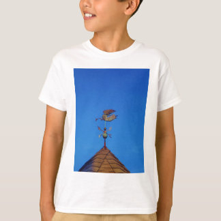Camiseta Ángel Weather Vane Bright Blue Sky
