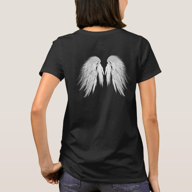 Camiseta ANGEL WINGS Black (Reverso)