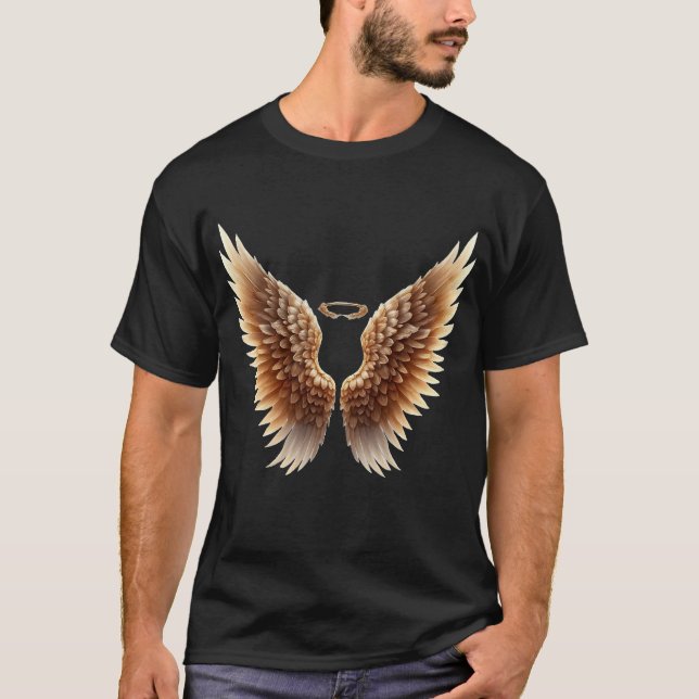 Camiseta Angel Wings con Halo (Anverso)