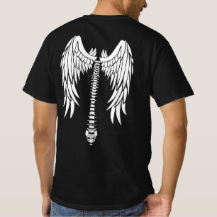 CAMISETA ANGEL WINGS DEVUELVE LA CELEBRACIÓN DE GRADUADO DE
