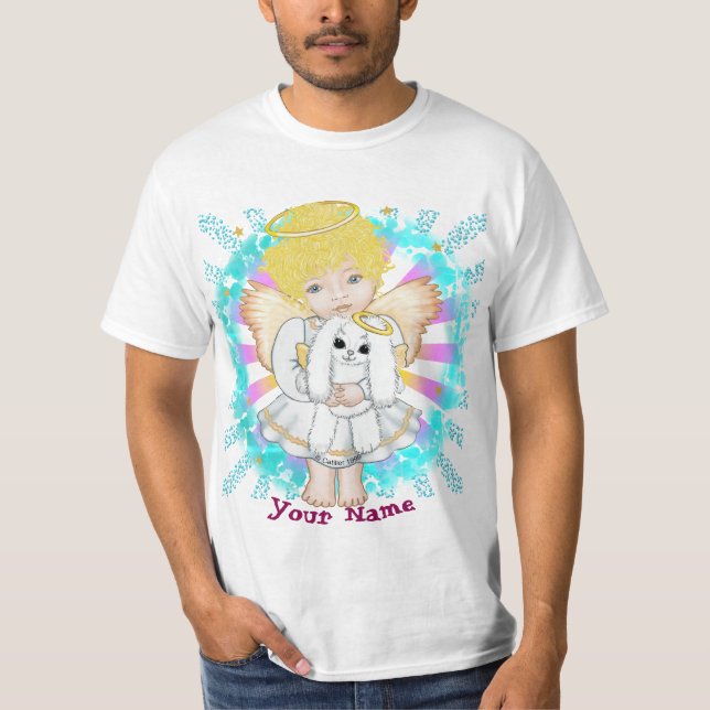 Camiseta Ángel y Conejo (Anverso)
